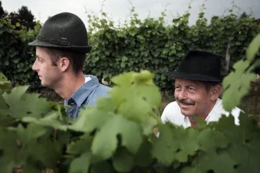 die Winzer - Vater und Sohn Hinterbichler (© Weingut Hinterbichler)