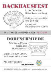 Plakat mit Programm 