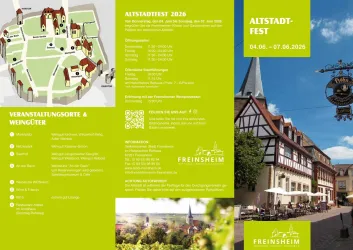 Festflyer mit Programm Seite 1