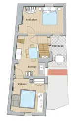 Ferienhaus Ziegler - Grundriss 1.OG (© Ziegler)