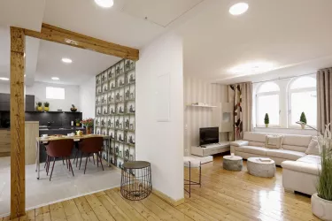 Fewo Berlin - Wohn-Essbereich (© Seconds Concept Rooms - Melanie Hubach)