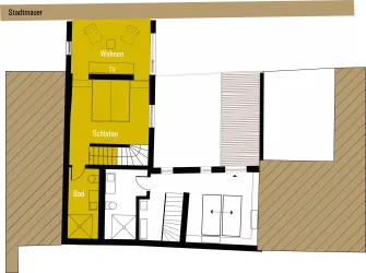 Grundriss Tageloehner 2 OG (gelber Bereich)