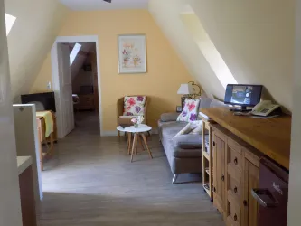 Blick in das geräumige Doppelschlafzimmer