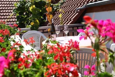 Balkon inm Sommer