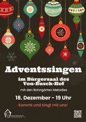Adventssingen (© Musikschule der VG Freinsheim)