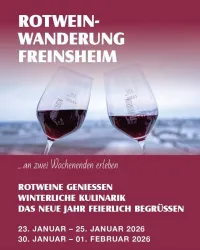 Rotweinwanderung Plakat (© Verkehrsverein Freinsheim) Rotweinwanderung Plakat (© Verkehrsverein Freinsheim)