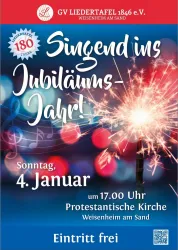 Plakat (© GV Liedertafel)