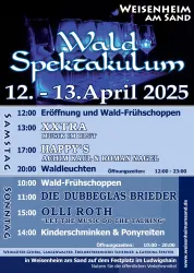 Der Flyer für das Waldspektakulum.