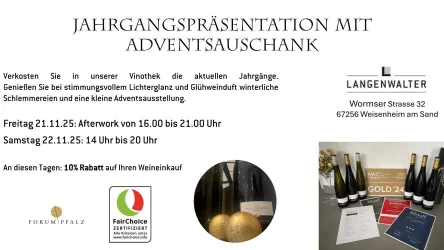 Adventsausschank (© Weingut Langenwalter)