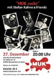 Plakat mit allen Interpreten des Konzerts