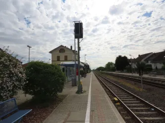 Bahnhof Weisenheim am Sand Bild 2 (© Urlaubsregion Freinsheim)