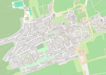 Lage- und Ortsplan  der Teilnehmer des Garagenflohmarktes