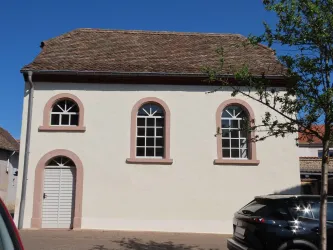 Ehemalige Synagoge Weisenheim, Frontansicht (© Urlaubsregion Freinsheim)