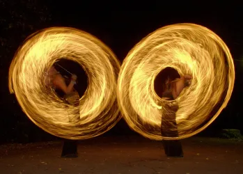 Feuerräder Martinsmarkt (© Herr Zahnhausen)