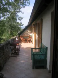 Balkon Wohnung Annette und Haardtblick (© Weingut Kohl)