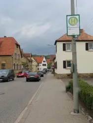 Bushaltestelle Immengarten Richtung Grünstadt (© Urlaubsregion Freinsheim)