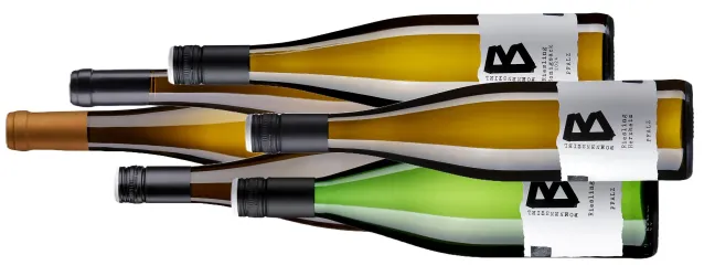 Jahrgangspräsentation im Weingut Bohnenstiel - Weinflaschen