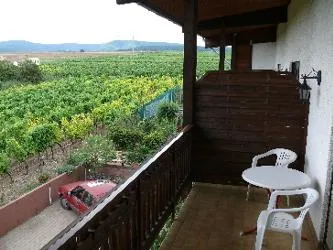 Blick vom Balkon