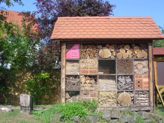 Insektenhotel an der Isenach