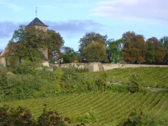 Prot. Kirche und Schlossgarten