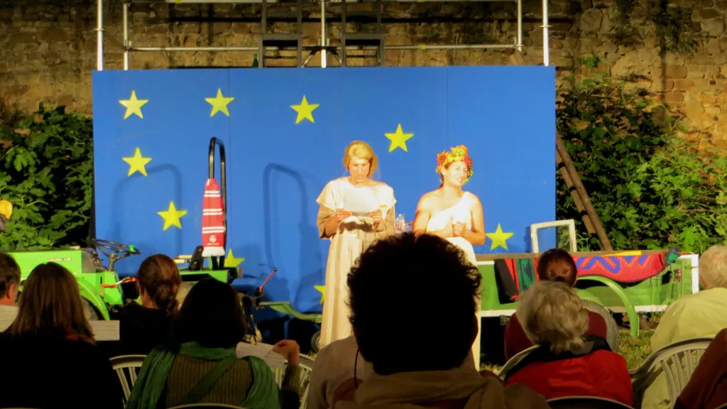 Freiluftaufführung im Theater der Liebe Freinsheim