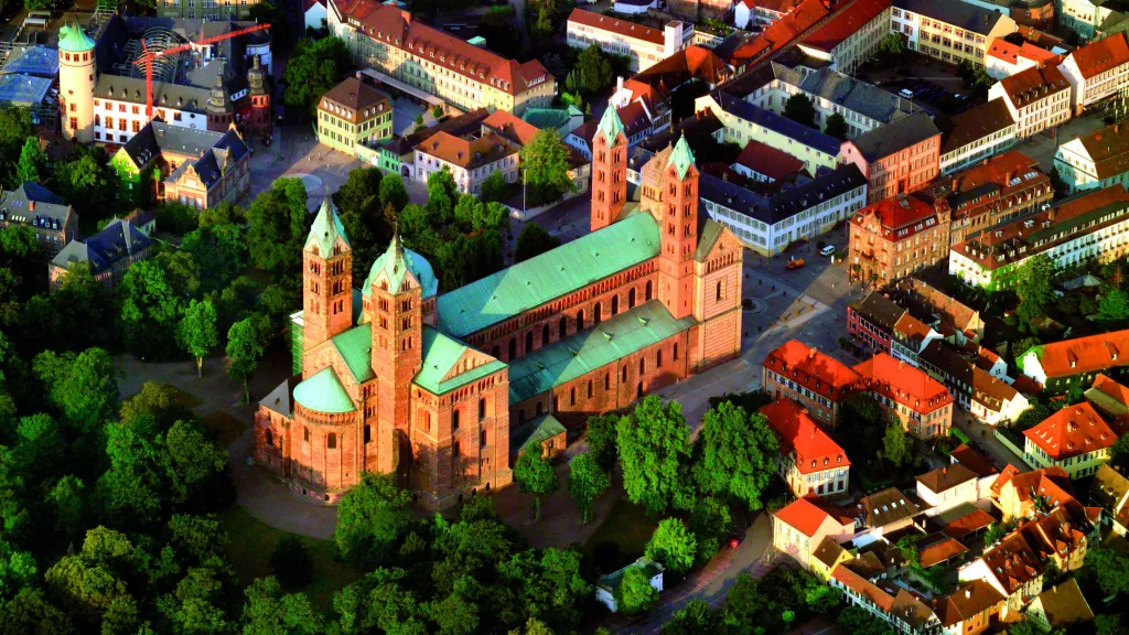 Speyer Dom Luftaufnahme