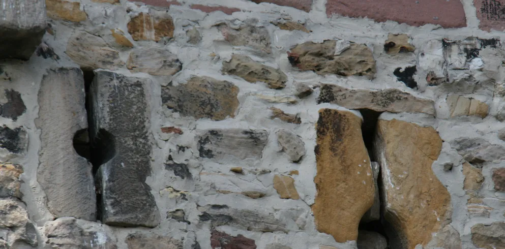 Wo an der Stadtmauer ist dieser Bildausschnitt zu finden?