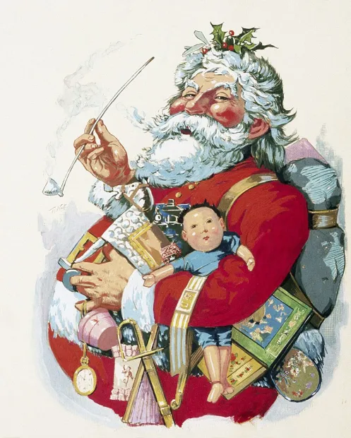 Weihnachtsmann nach Thomas Nast