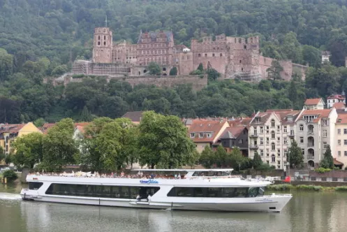 Heidelberg Schloss und Neckar