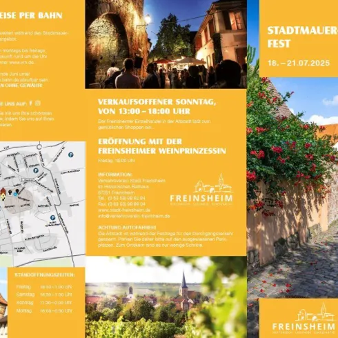 Stadtmauerfest (© Verkehrssvereien Freinsheim e. V.) Stadtmauerfest (© Verkehrssvereien Freinsheim e. V.)
