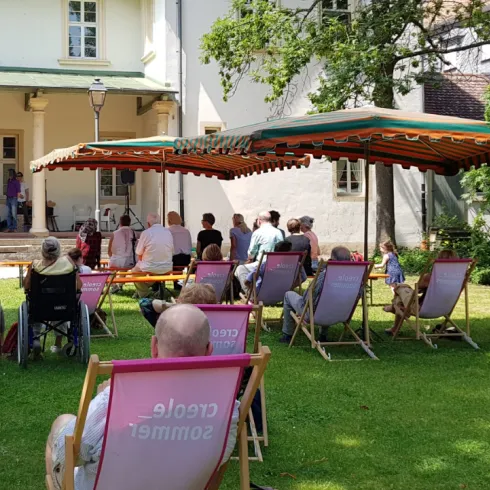 Veranstaltung der Reihe Literarische Lese Freinshe (© Silke Bähr)