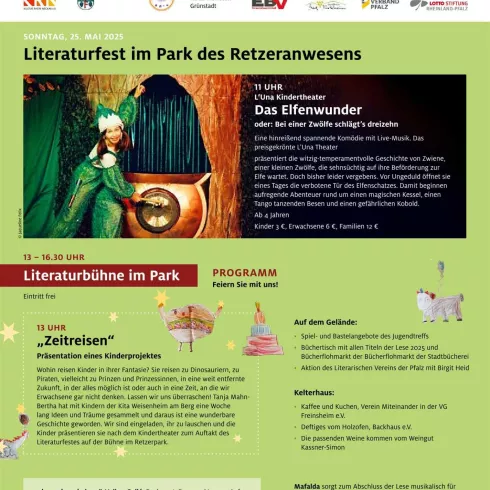 Flyer Lit. Lese Seite 1 (© Kulturverein der VG Freinsheim)