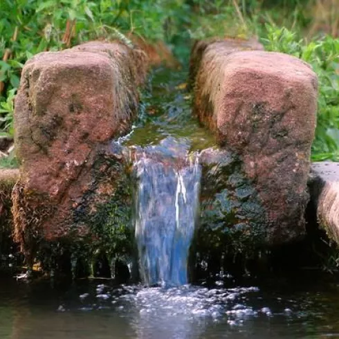 Römervilla am Annaberg, antike Wasserleitung