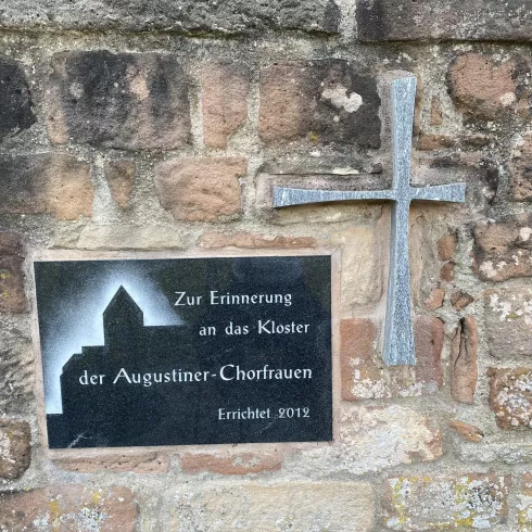 Gedenktafel Kloster Hertlingshausen
