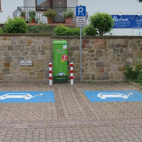 E-Tankstelle Weisenheim am Sand (© Urlaubsregion Freinsheim)