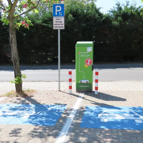 E-Tankstelle Herxheim am Berg 1 (© Urlaubsregion Freinsheim)