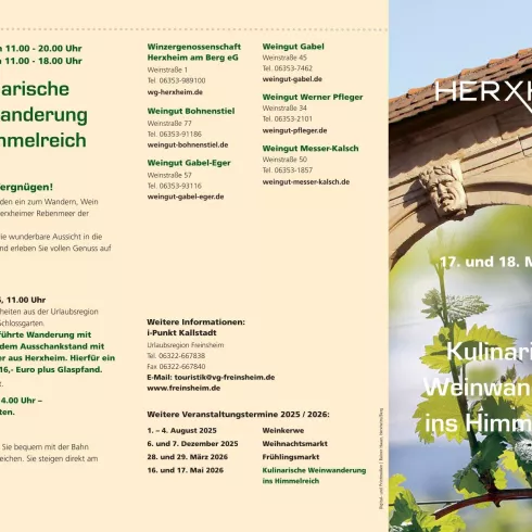 Flyer Seite 1 (© Winzer Herxheim/Bg.)