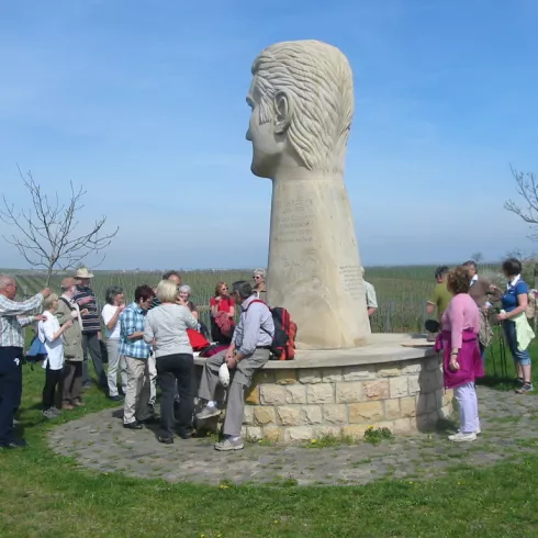 Wandergruppe am Oschelskopf