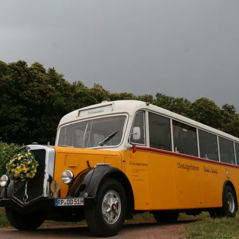 Oldtimerbus "Postwägeli" von 1947