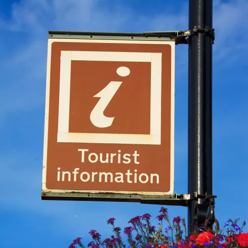 Touristinformationsschild