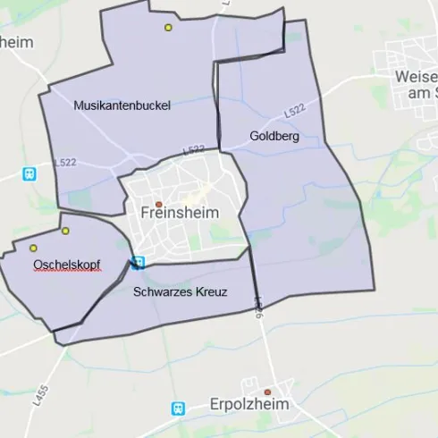 Weinlagenkarte Freinsheim