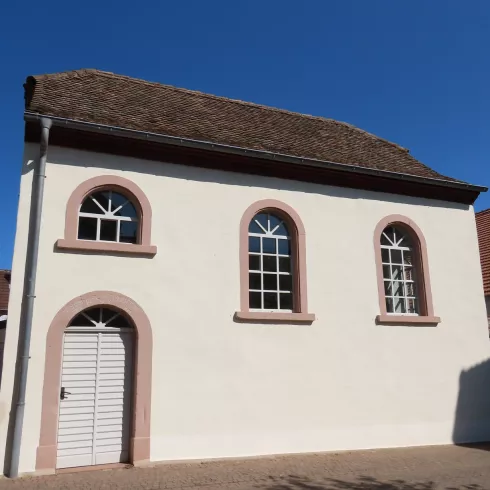 Außenansicht ehemalige Synagoge Weisenheim am Berg